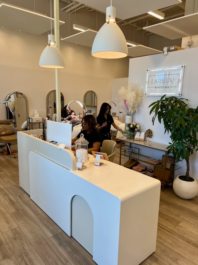 lashluv beauty bar in bothell wa local seo services website design for beauty salon