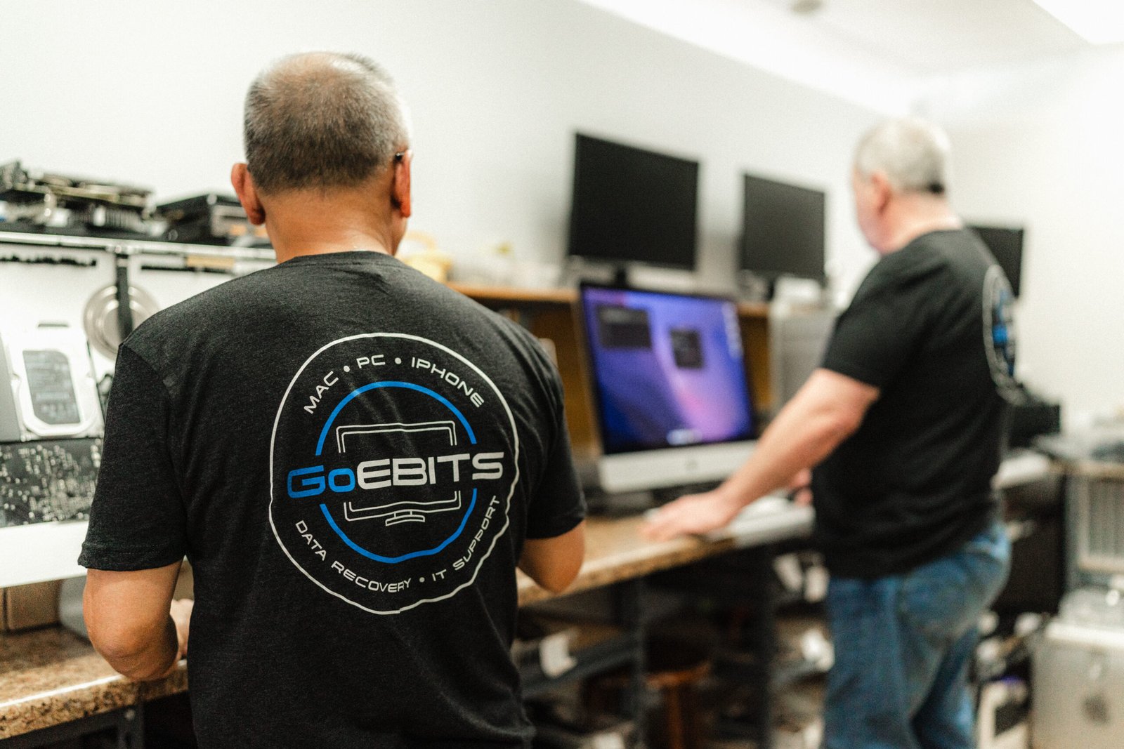 goebits team in seattle wa as part of photoshoot for digital marketing